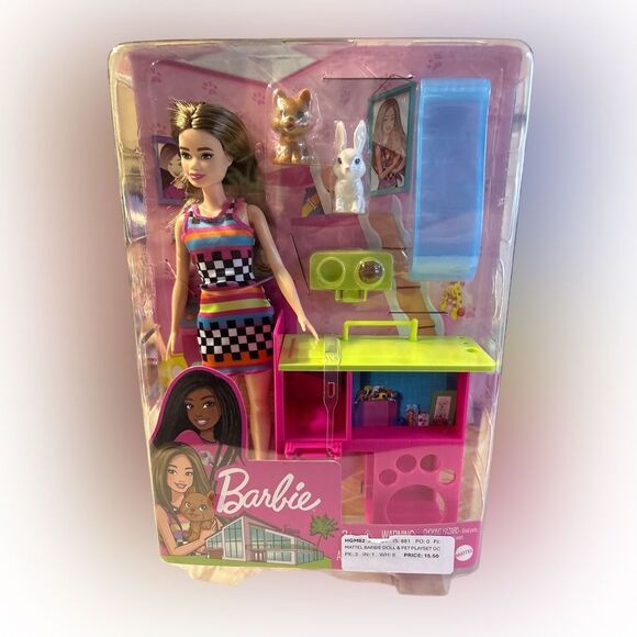 Nwt Barbie Rainbow pet playhouse Playset - Picture 1 of 2